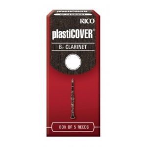 RICO RRP05BCL400 Plasticover - Bb Clarinet Reeds 4.0 - 5 Box