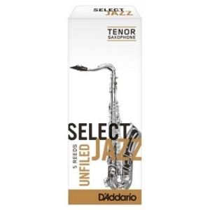 RICO RRS05TSX3S Select Jazz - Tenor Saxophone Reeds - Unfiled - 3 Soft - 5 Box
