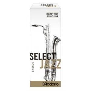 RICO RSF05BSX4S Select Jazz - Baritone Saxophone Reeds - Unfiled - 4 Soft - 5 Box