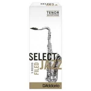 RICO RSF05TSX3H Select Jazz - Tenor Saxophone Reeds - Filed - 3 Hard - 5 Box