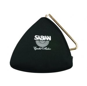 SABIAN Black Zippered Triangle Bag 6"