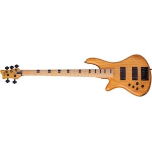 SCHECTER Stiletto-5 Session, Maple Fingerboard - Aged Natural Satin - Left Handed