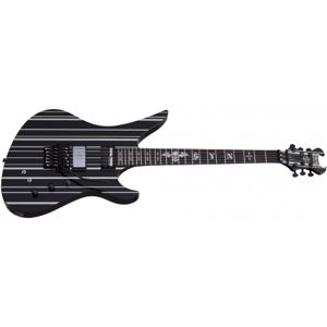 SCHECTER Synyster Custom-S Black with Silver Pin Stripes
